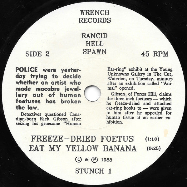 Rancid Hell Spawn : Festering Pus (7")