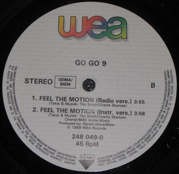 Go Go 9 : Feel The Motion (12")