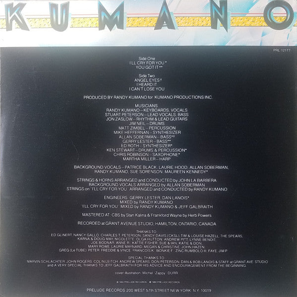 Kumano : Kumano (LP, Album)