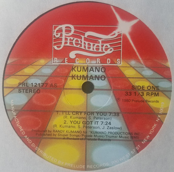 Kumano : Kumano (LP, Album)