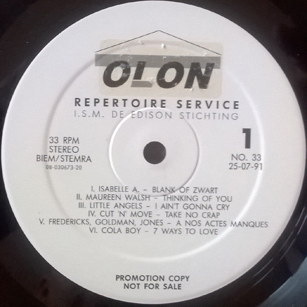 Various : Repertoire Service No. 33 (LP, Comp, Promo)