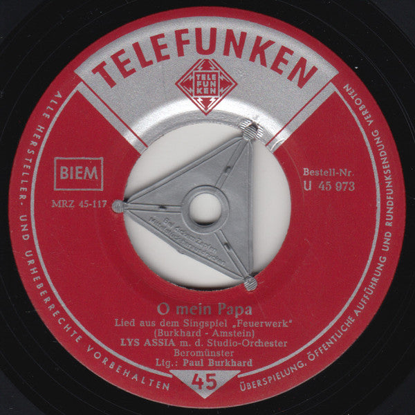 Lys Assia : Ponylied (7", Single)
