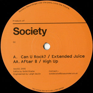 Product Of Society : Can U Rock? (12")