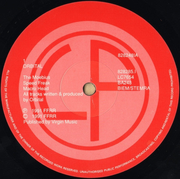 Orbital : Orbital (2xLP, Album)