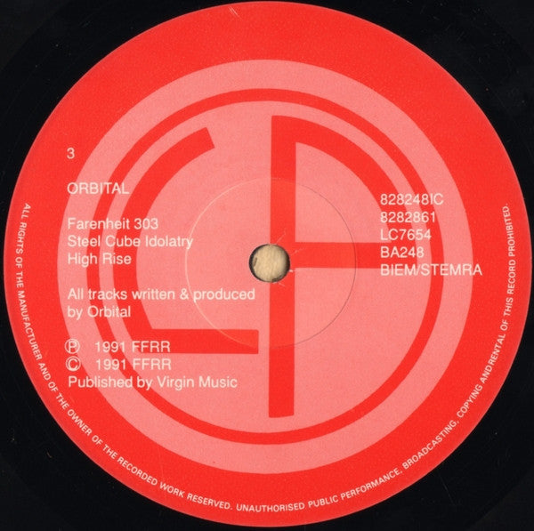 Orbital : Orbital (2xLP, Album)