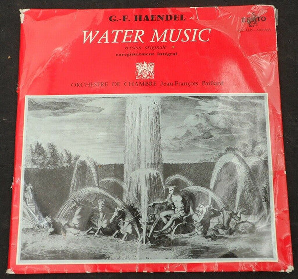 Georg Friedrich Händel / Orchestre De Chambre Jean-François Paillard : Water Music (LP, Mono)