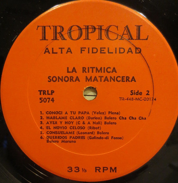 La Sonora Matancera : La Rítmica Sonora Matancera (LP, Album, RE)