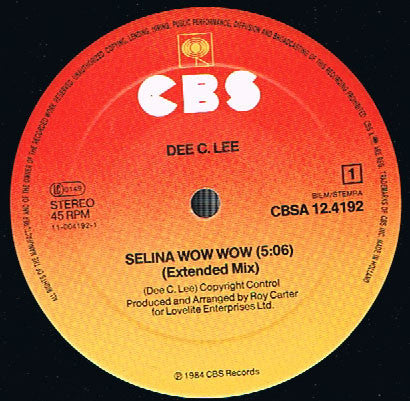 Dee C. Lee : Selina Wow Wow (12")