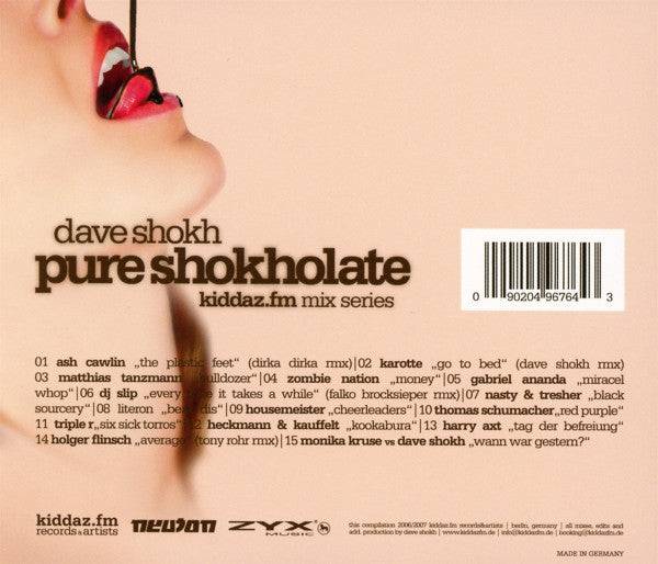 Dave Shokh : Kiddaz.FM Mix Series 003: Pure Shokholate (CD, Mixed)