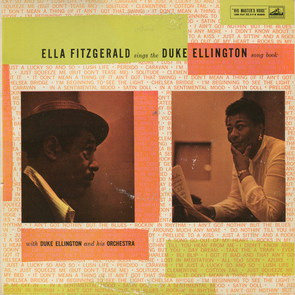 Ella Fitzgerald With Duke Ellington And His Orchestra : Ella Fitzgerald Sings The Duke Ellington Song Book (2xLP, Mono)