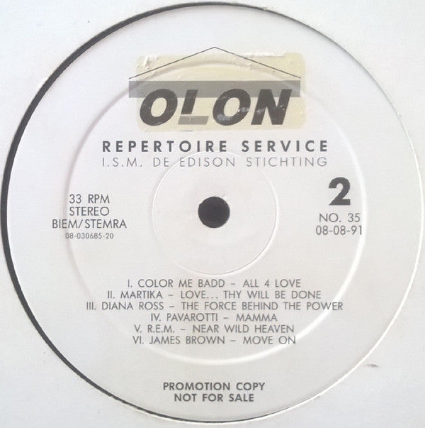 Various : Repertoire Service No. 35 (LP, Comp, Promo)