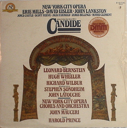 New York City Opera, Erie Mills • David Eisler (2) • John Lankston, Joyce Castle • Scott Reeve • Jack Harrold • James Billings • Maris Clement, New York City Opera Chorus, New York City Opera Orchestra, John Mauceri, Harold Prince - Leonard Bernstein, Hug : Candide (2xLP, Album)