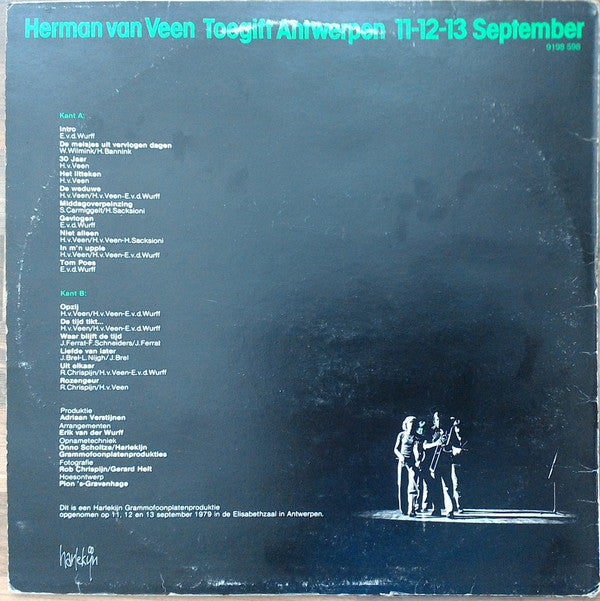 Herman van Veen : Toegift Antwerpen 11-12-13 September (LP)