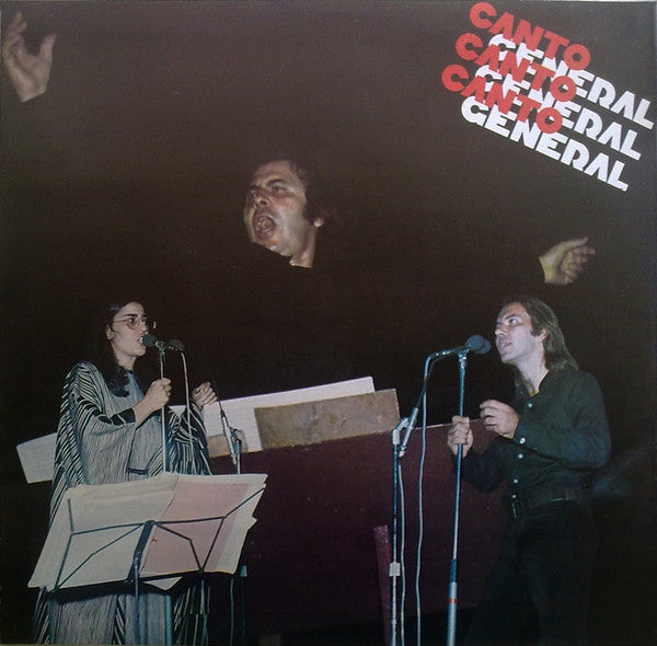 Mikis Theodorakis / Pablo Neruda, Maria Farandouri, Πέτρος Πανδής Προλογίζει Ο Μάνος Κατράκης : Canto General (2xLP, Album, Gat)