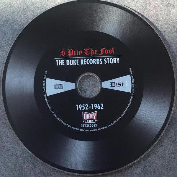 Various : I Pity The Fool (The Duke Records Story) (3xCD, Comp)