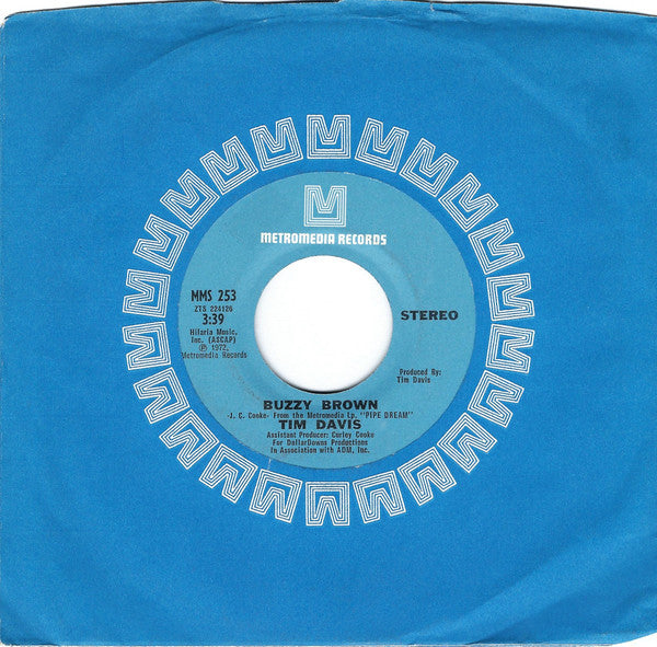 Tim Davis : Buzzy Brown (7")