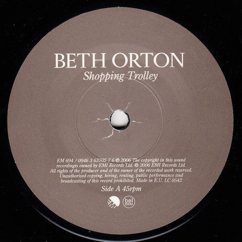 Beth Orton : Shopping Trolley / Comfort Of Strangers (7", Single)