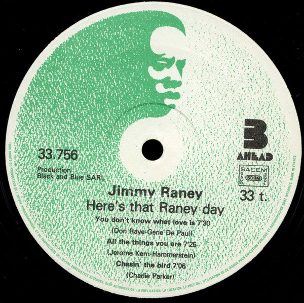 Jimmy Raney : Here's That Raney Day (LP, Album)
