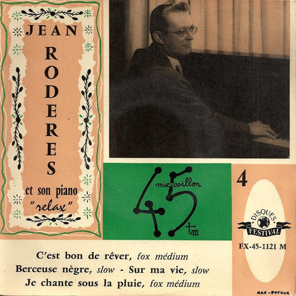 Jean Roderes : C'est Bon De Rêver (7", EP)