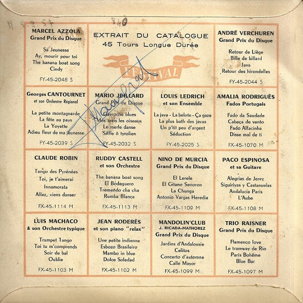 Jean Roderes : C'est Bon De Rêver (7", EP)