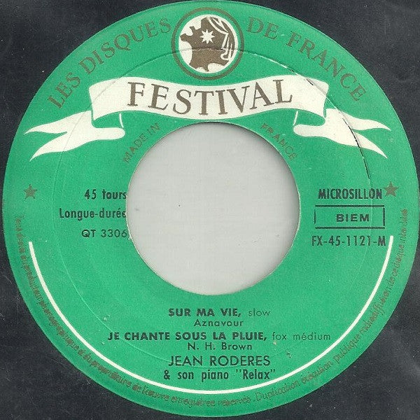 Jean Roderes : C'est Bon De Rêver (7", EP)