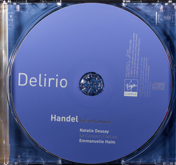 Handel* - Natalie Dessay, Le Concert D'Astrée, Emmanuelle Haïm : Delirio (CD, Album)