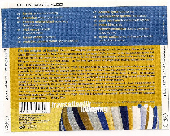Various : Transatlantik Lounging 2 (Indigo Moods And Afro-latin Grooves) (CD, Comp)