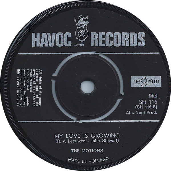 The Motions : Why Don't You Take It / My Love Is Growing (7", Single, RE)