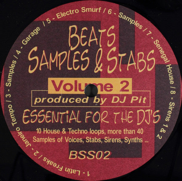 DJ Pit : Tools For House Volume 2 (12")