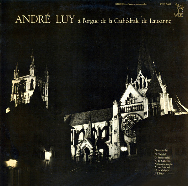 André Luy : À L'orgue De La Cathédrale De Lausanne (LP, Album)