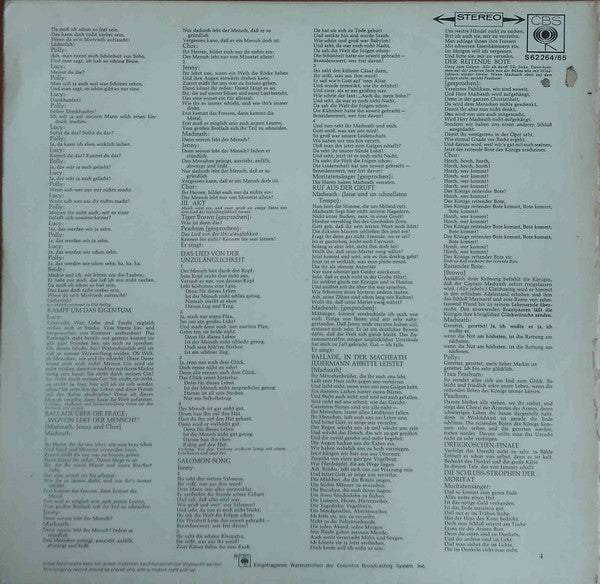 Kurt Weill, Bertolt Brecht, Lotte Lenya : Die Dreigroschenoper (2xLP, Album, Aut)