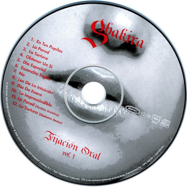 Shakira : Fijación Oral Vol. 1 (CD, Album + DVD-V, PAL)