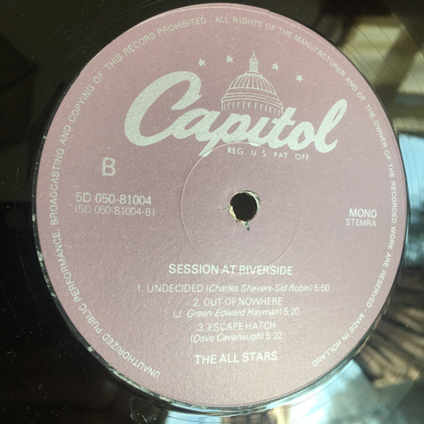 Various : Session At Riverside (LP, Mono, RE)