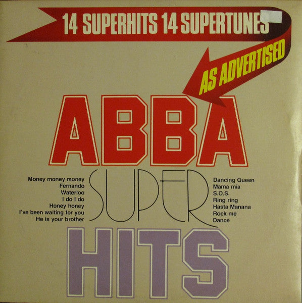 Unknown Artist : ABBA Superhits (LP, Comp)
