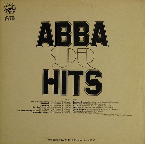 Unknown Artist : ABBA Superhits (LP, Comp)