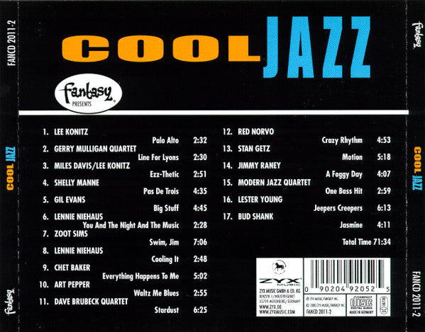 Various : Cool Jazz (CD, Comp)