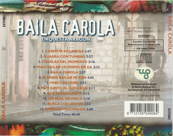 Orquesta Aragon : Baila Carola (CD, Comp)