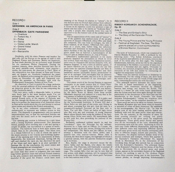 George Gershwin, Jacques Offenbach, Nikolai Rimsky-Korsakov, Frédéric Chopin, Léo Delibes : A Festival Of Ballet Music (3xLP + Box, Comp)