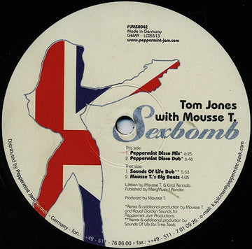 Tom Jones With Mousse T. : Sexbomb (12")