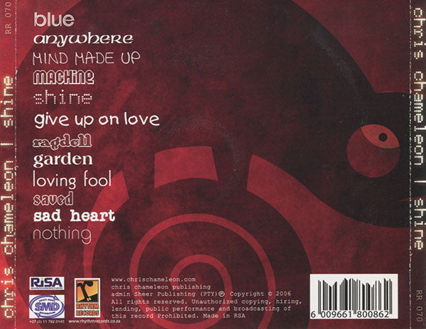 Chris Chameleon : Shine (CD, Album)