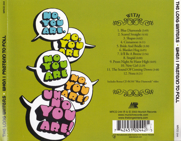 The Long Winters : When I Pretend To Fall (CD, Album, Enh)