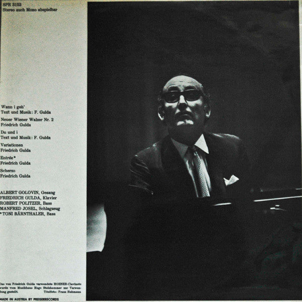 Friedrich Gulda : Wann I Geh' (LP)