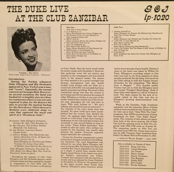 Duke Ellington And His Orchestra : Broadway Gala (LP)