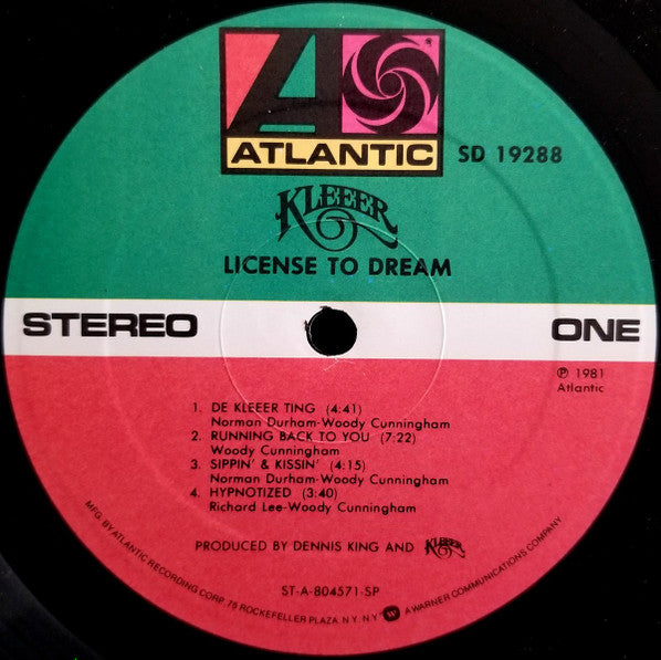 Kleeer : License To Dream (LP, Album, SP )