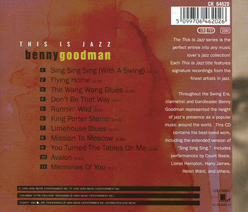 Benny Goodman : This Is Jazz 4 (CD, Comp, RM)