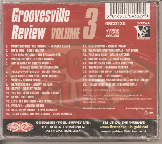 Various : Groovesville Review Volume 3 (CD, Comp)