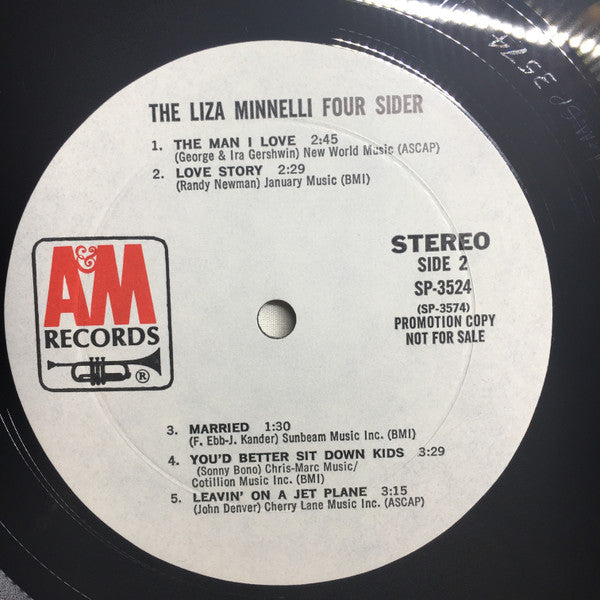 Liza Minnelli : The Liza Minnelli Foursider (2xLP, Comp, Promo)