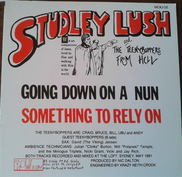 Studley Lush : Going Down On A Nun (7", Single)