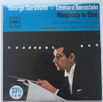 George Gershwin - Leonard Bernstein Conducting The Columbia Symphony Orchestra : Rhapsody In Blue (7", EP, Sol)