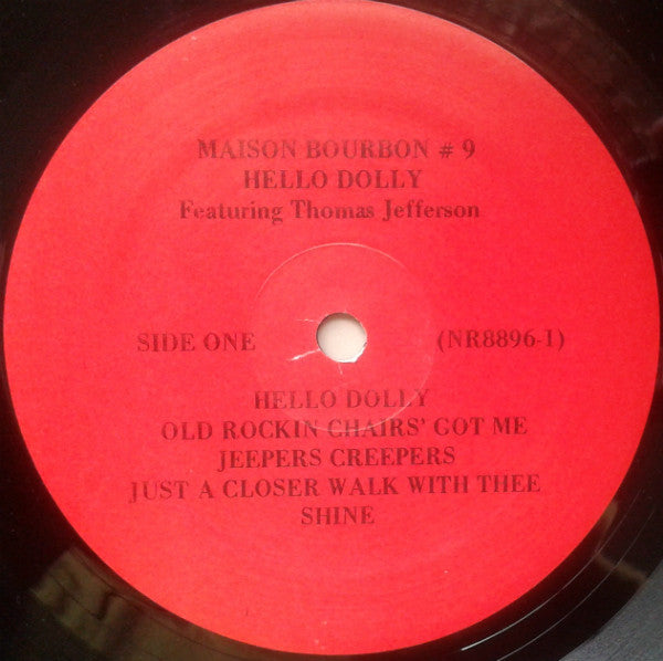 Thomas Jefferson And His Creole Jazz Band : Hello Dolly (LP, Album)
